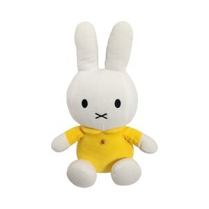 Miffy‎ Plush Yellow Shirt Stuffed Animal Toy Huggable Soft Bunny